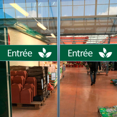 Bandes adhésives entrée