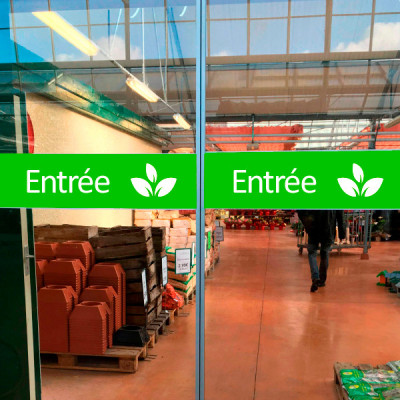 Bandes adhésives entrée