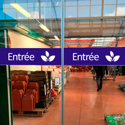 Bandes adhésives entrée