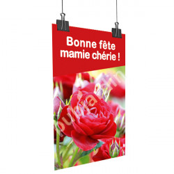 A94- Affiche bonne Fête Mamie Chérie