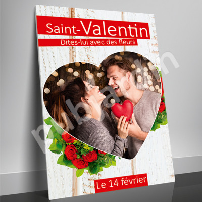 A16- Affiche Saint Valentin couple