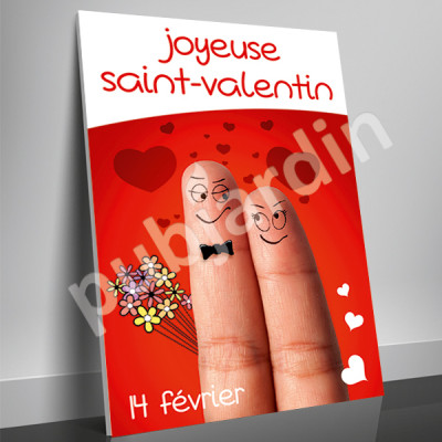 A19- Affiche Saint Valentin humour