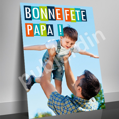 A43- Affiche Bonne Fête Papa