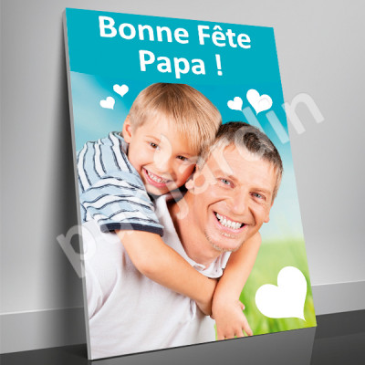 A46- Affiche Bonne Fête Papa - Garçon
