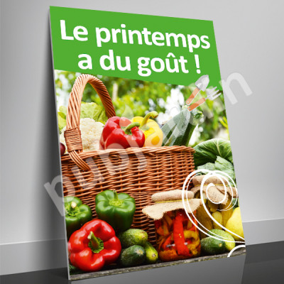 A49- Affiche le Printemps a du Goût