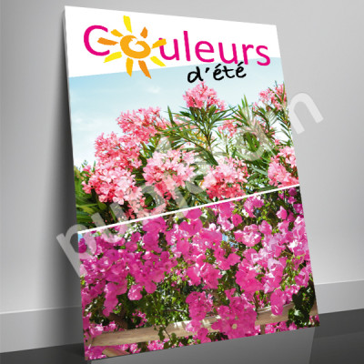 A59- Affiche couleurs d'été - Laurier