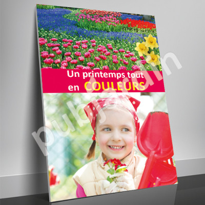 A60- Affiche un printemps tout en couleurs