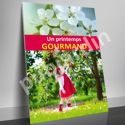 A64- Affiche Printemps gourmand