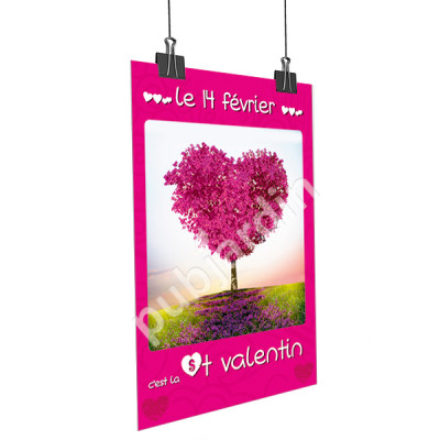 A11- Affiche Saint Valentin