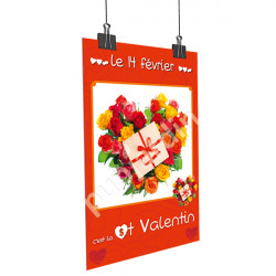 A13- Affiche Saint Valentin cadeau