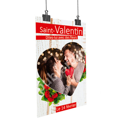 A16- Affiche Saint Valentin couple