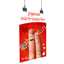 A19- Affiche Saint Valentin humour