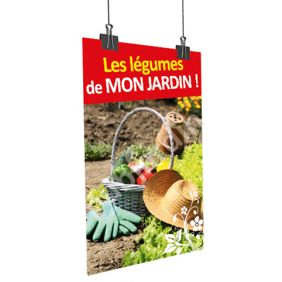 A48- Affiche les légumes de mon jardin - Panier