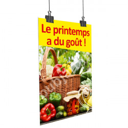 A50- Affiche le Printemps a du Goût - Jaune