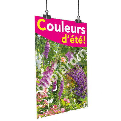 A55- Affiche Couleurs d'été