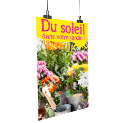 A57- Affiche du soleil dans votre jardin