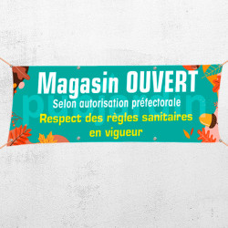 C56-Banderole Magasin ouvert