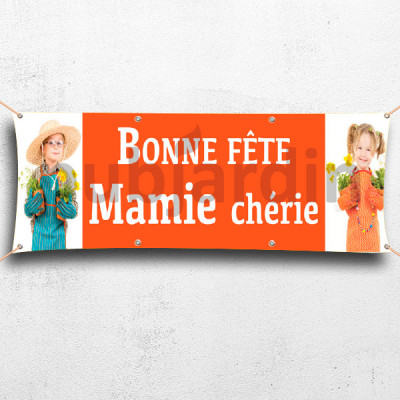 C01-Banderole Bonne Fête Mamie chérie