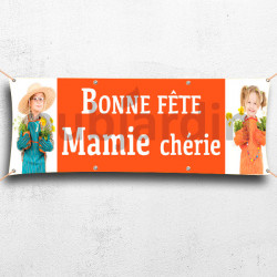 C01-Banderole Bonne Fête Mamie chérie