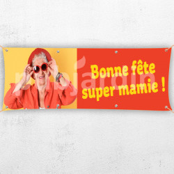 C60-Banderole Bonne Fête Super Mamie