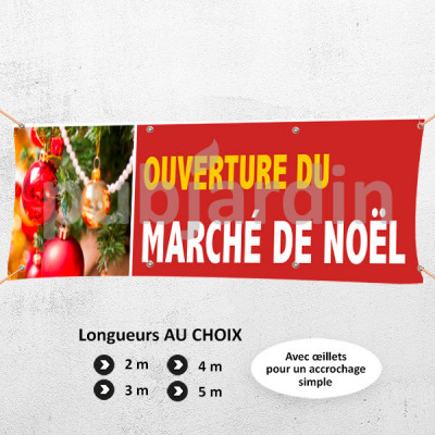 C49-Banderole ouverture marché Noël