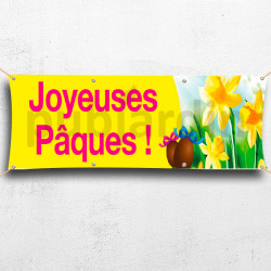 C42-Joyeuses Pâques - jaune