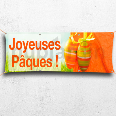 C40-Joyeuses Pâques orange