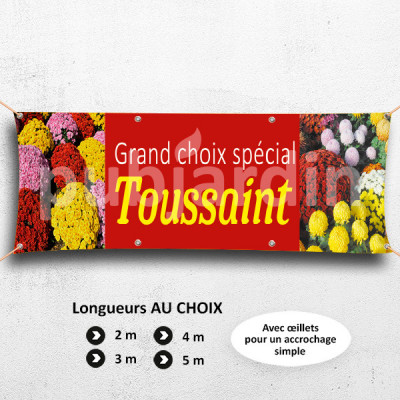 C44- Banderole Toussaint grand choix