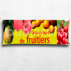 C10-Banderole Grand choix de fruitier