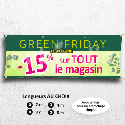 C55-Banderole Green Friday -15%