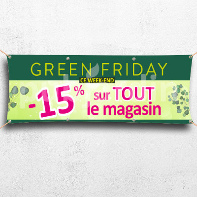 C55-Banderole Green Friday -15%