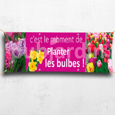 C27-Banderole Planter des bulbes