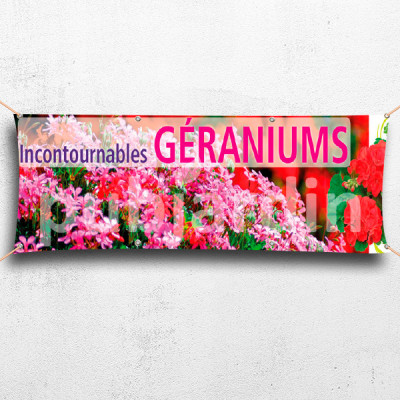 C04-Banderole Incontournables Géraniums
