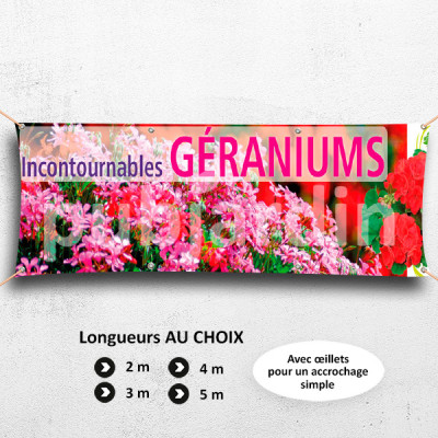 C04-Banderole Incontournables Géraniums