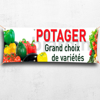 C24-Banderole Potager grand choix de variétés