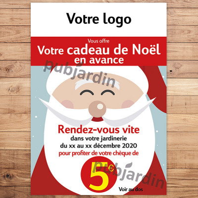 F4- Flyer chèque de réduction Noël