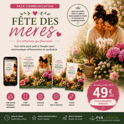Pack com Fête des mères prête en 2 minutes