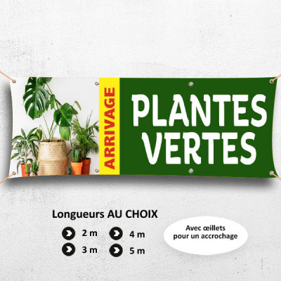 C79-Banderole arrivage plantes vertes