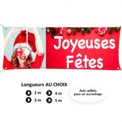 C105 - banderole Joyeuses Fêtes