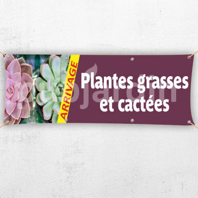 C86-Banderole arrivage plantes grasses