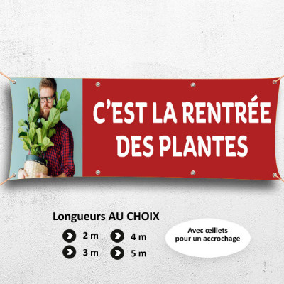 C80-Banderole c'est la rentrée des plantes