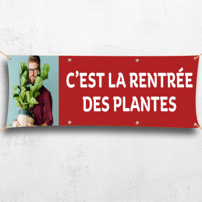 C80-Banderole c'est la rentrée des plantes