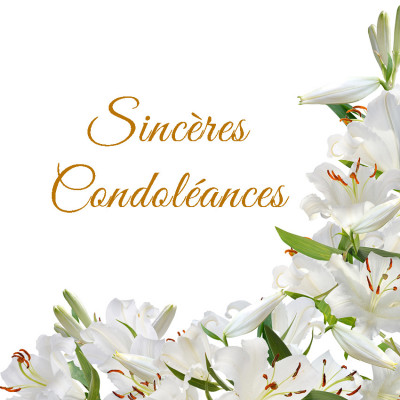 R12-Etiquette Sincères condoléances