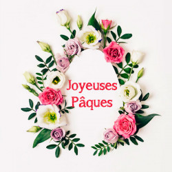 R21-Etiquette Joyeuses Pâques Oeufs