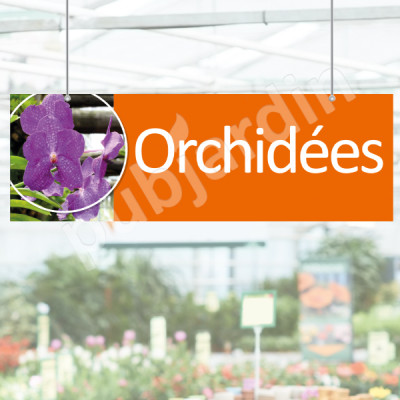 P10 - Panneau Orchidées en Dibond® ou PVC
