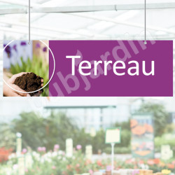 P30- Panneau terreau en Dibond® ou PVC